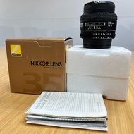 9成新 保養良好 Nikon Nikkor Lens AF 35mm F2 D 定焦鏡頭 連 HOYA UV 52mm Filter