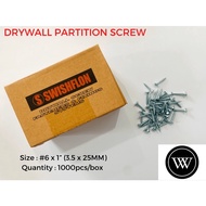 Screw Drywall Partition (#6 x 1”) / Screw Plaster Ceiling / Skru Plaster Siling