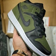 Platform Designated Order Global Sale Company Grade Original Box Original Label AJ1 MID Black Green 