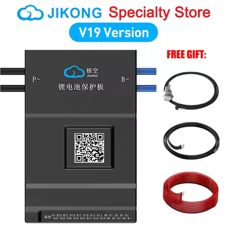 JK BMS 4S-24S 12V 24V 36V 48V 72V Active Balance JIKONG Smart BMS 100A 200A 300A Lifepo4 Li-Ion Lto 