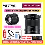 Viltrox AF 56mm f/1.7 Z Prime Lens For Nikon Z Mount Camera | APS-C Format | Original Viltrox M'sia 