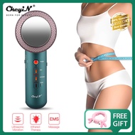 CkeyiN Ultrasonic Face Body Slimming Massager, Portable Infrared EMS Burn Fat Thin Body Machine for