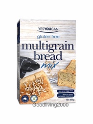 (Free shipping) Gluten free Multigrain Bread Mix (Yes You Can Brand) 400 g แป้งสำเร็จรูปผสมธัญพืชสำหรับทำขนมปัง 400 กรัม