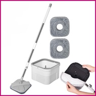 Mop and Bucket Set Dirty Water Self-separation System Floor Mop System for Hardwood Tile Wall Home A