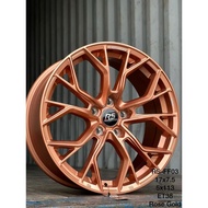 [Ready Stock] - New Rim - RS-FF03 17-inch 5H113 ET38  Rose Gold (Flow Forming Series) sport rim