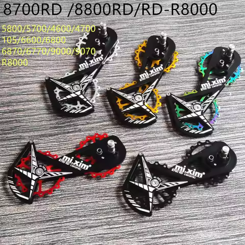 Road Bicycle 16T/16T Bike AL-7075 Ceramic Rear Derailleur Pulley for 6800 5700 4700 6770 9000 4600 5