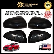 ORIGINAL MYVI D20N 2018-2026Y SIDE MIRROR COVER (GLOSSY BLACK)