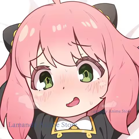 Dakimakura Anya Forger Loli Anime Double-Sided Print Pillowcase Life-Size Body Pillow Cover