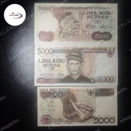 Uang Kuno 5000 Rupiah Beda Generasi aUNC/UNC