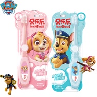 Anime Figure Paw Patrol Children Toothbrush Master Puppy Rescue Cartoon Printed Chase Skye Daily Use Soft Bristles Kid Toy Gifts