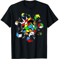 Children's T-Shirt Exploding Rubix Rubiks Rubics Cube 3x3 Cuber Events Costume T-Shirt Fashion Tops 