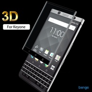 4D Tempered Glass BlackBerry Key One Phone (black)
