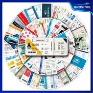 Shipped From Thailand 52 Pieces Of Stickers Flight Tickets airline boarding pass ticket Sticker