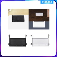 [Etekaxa] Desk Drawer, Keyboard Tray, Keyboard Drawer under Desk, Extension Rails, Storage Plate, Extendable