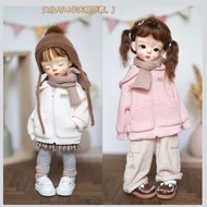 Bjd 6 Points Large 6 Points Small 6 Points Big Fish Doll Clothes Accessories Daily Zipper Hooded Waf