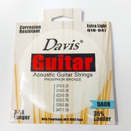 Davis Acoustic Guitar Strings ( Phosphor Bronze)