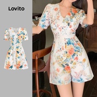 Lovito Casual Jumpsuit Spring/summer Jumpsuit for Women L150ED282