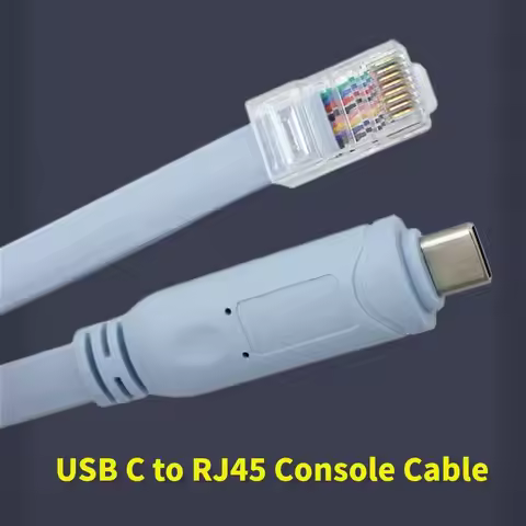 USB C Rj45 Cable Console Cables USBC To RJ 45 Extension Cabo RS232 FTDI Original Imported Chip For C