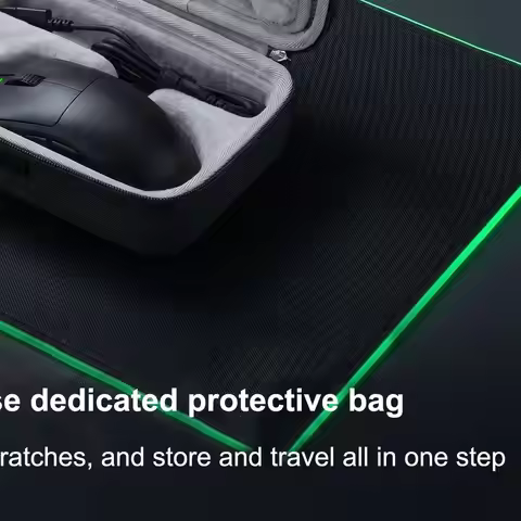 Shockproof Hard EVA Travel Storage Bag for Razer Viper V4 Pro/V3 Pro, Scratchproof Honeycomb Cushion