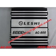 LESHI AC-800 | AC800 8000 WATT PEAK POWER 2 CHANNEL POWER AMPLIFIER | KERETA AMPLIFIER