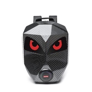 [Crossbody Bag Audio] Iron Man Audio Backpack LED Motorcycle Riding Backpack Luminous Eye Bag Helmet