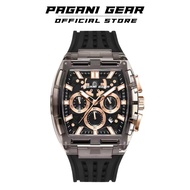 Pagani Gear Jam Tangan Uniseks Unisex Rubber Chronograph Quartz Watch PG-L4006
