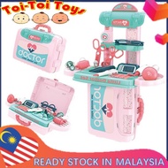 Raya Gift! Children Playing Doctor Toy Set Mainan Medical Budak Doctor Tools Set Doctor Costume Dent