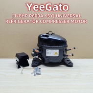 [R600A] {1/8HP} UNIVERSAL REFRIGERATOR COMPRESSOR MOTOR (QD65Y) AIR CONDITIONER CHILLER / KOMPRESSOR