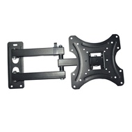 10KG Adjustable 14-24 Inch TV Wall Mount Bracket Flat Panel TV Frame Support 15 Degree Tilt With Small Wrench For LED Monitoring