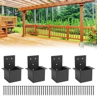 Sturdy 4 Piece For gazebo Bracket Set for Wooden Structures Installation