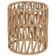 【AiBi Home】-Boho Shades Replacement 5.9In Height Pendant Sconce Shade Cylinder Woven Lampshade