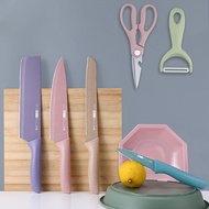 Kitchen Knife Set Stainless 6IN1 / Pisau Set Dapur Serbaguna