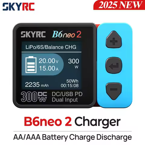 NEW SKYRC B6neo 2 Smart Charger Multi-Function Smart Charger DC 300W PD 80W LiPo/LiFe/Lilon/LiHV/NiM