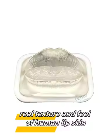 Transparent Lip Filler Injection Mannequin Tattoo Practice Lips Makeup Practice Realistic Stimulated