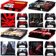 ஐ▪ Star Wars Game Console Vinyl Skin Sticker for PlayStation 4 PS4 P S 4 Controller GamePad Decal Pr