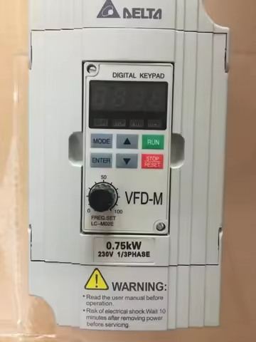 VFD007M21A VFD-M Delta inverter 0.75KW 230V 220V original Delta inverter