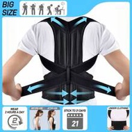 Unisex Back Posture Corrector - Adjustable Back Posture Corrector, Muscle Memory Support, Essential 
