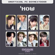 1pcs - [BOYNEXTDOOR] HOW UNOFFICIAL PHOTOCARD [1]