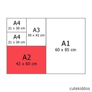 A2 Frameless Poster Printing