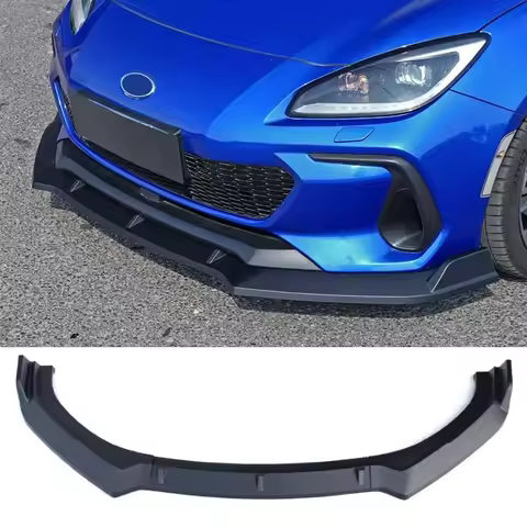 Front Bumper Lip for Toyota GR86 Subaru BRZ Spoiler 2022 2023 2024 Splitter Car Body Kit Glossy Blac