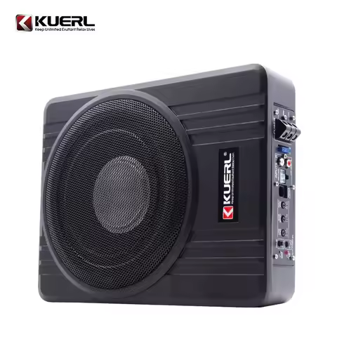 10-inch Active High-Power Pure Subwoofer Car Audio Upgrade, Ultra-Thin Under-Seat Subwoofer RMS 150W
