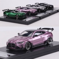MJ Model 1/64 BMW M4 G82 Bearing Wheel Diecast car Car Model Simulation Alloy Diecast Car Children a