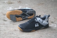 sepatu badminton RS jf LTD 3 hitam putih super premium