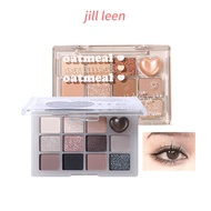 Jill LEEN Eyeshadow Palette New Product Twelve-Color Beautiful Eyeshadow Palette Matte Milk Tea Colo
