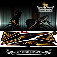 Sticker Striping Beat Fi 2013 2014 2015 Variasi Sticker Motor Stiker Skotlet Lis List Scotlite Body gold