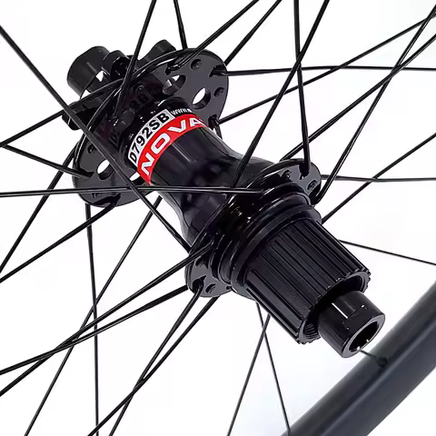 774g 29er XC 30mm wide clincher tubeless carbon wheelset J-bend Novatec D792SB 24H 28H 32H Micro spl