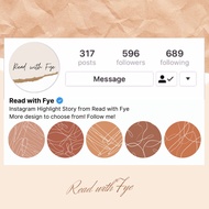 [IG HIGHLIGHT STORY] Instagram Highlight Cover | Abstract: Earth Tone