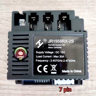 REMOT RECEIVER JR1958RX-2S 7PIN 30A MOBILAN AKI ANAK REMOTE CONTROL IC MODUL BOX KOTAK HITAM 2.4G SP
