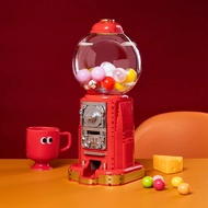 【New! Pantasy Gumball machine】85016 Building Block Puzzle Assembly Toy Display Retro 85016EN Boyfrie