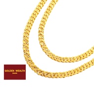🎁916 Gold Chain Rantai Leher Pasir Emas 916